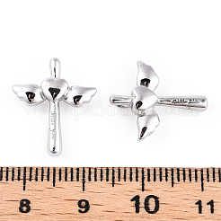 Rhodium Plated 925 Sterling Silver Pendants&nbsp;STER-T007-45P