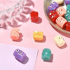 20Pcs Opaque Resin Beads&nbsp;RESI-CJ0002-97