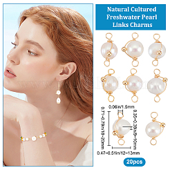 20Pcs Natural Cultured Freshwater Pearl Pendants&nbsp;FIND-BBC0003-09