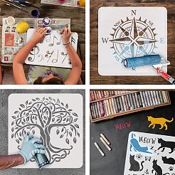 Large Plastic Reusable Drawing Painting Stencils Templates&nbsp;DIY-WH0172-612