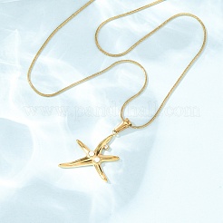 304 Stainless Steel Crystal Rhinestone Pendant Necklaces for Women&nbsp;NJEW-F378-01G-02
