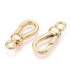 Brass Lobster Claw Clasps&nbsp;KK-N254-20G
