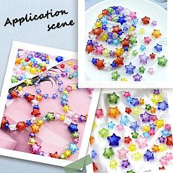 120Pcs Transparent Acrylic Beads&nbsp;TACR-SP0001-11A
