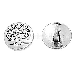 Zinc Metal Alloy Shank Buttons&nbsp;BUTT-N0002-36AS