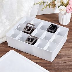 15 Grids Plastic Belt Storage Boxes&nbsp;AJEW-WH0752-460