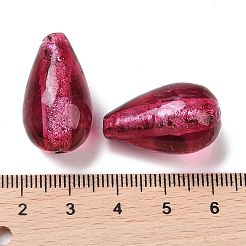 Handmade Silver Foil Glass Beads&nbsp;LAMP-A001-J