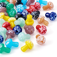 36Pcs 9 Colors Handmade Lampwork Beads&nbsp;LAMP-TA0001-55