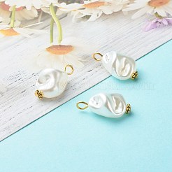 ABS Plastic Imitation Pearl Pendants&nbsp;PALLOY-JF00835