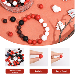 DIY Beads Jewelry Making Finding Kit for Halloween&nbsp;DIY-CA0005-53