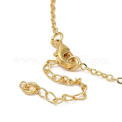 Brass Pendants Necklaces for Women&nbsp;NJEW-B092-05G