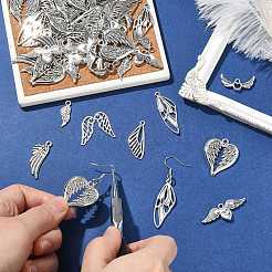 80Pcs 8 Styles Tibatan Style Alloy Pendants&nbsp;FIND-CJ0006-02