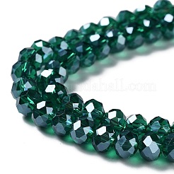 Electroplate Glass Beads Strands&nbsp;EGLA-A034-T6mm-C03
