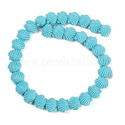 Synthetic Coral Dyed Carved Beads Strands&nbsp;X-CORA-K009-05A-08