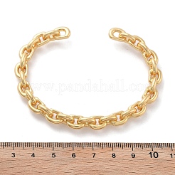 Brass Cuff Bangles&nbsp;BJEW-F482-07G