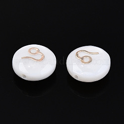 5Pcs Natural Freshwater Shell Beads&nbsp;BSHE-TAC0004-01G