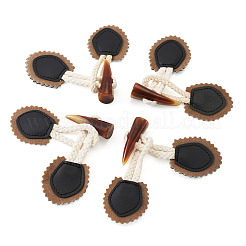 5 Pairs Resin Buttons&nbsp;BUTT-TA0001-48A