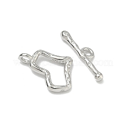 925 Sterling Silver Toggle Clasps&nbsp;STER-A051-01B-P
