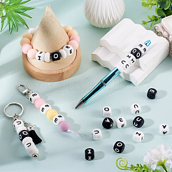 20Pcs Food Grade Eco-Friendly Silicone Beads&nbsp;SIL-TADJ0001-01O