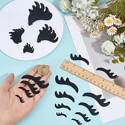 400Pcs 4 Styles Felt Craft Doll Eyelash&nbsp;DIY-GF0013-62