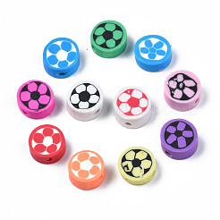 Handmade Polymer Clay Bead Strands&nbsp;CLAY-N006-75