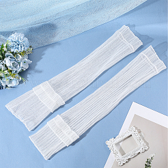 Polyester Lace Arm Oversleeves for Women&nbsp;AJEW-WH20007-88B