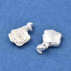 925 Sterling Silver Flower Charms&nbsp;STER-D302-08B-S