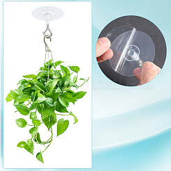 12 Bags Plastic & Iron Self-Adhesive Ceiling Hook&nbsp;AJEW-WR0003-31