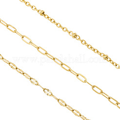 3Pcs 3 Styles 304 Stainless Steel Baseball Cap Chain Set&nbsp;AJEW-TAC00034