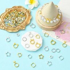 100Pcs 20 Styles Alloy Bead Frame&nbsp;FIND-CJ0003-83