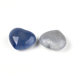 Natural Blue Aventurine(Dyed & Heated) Heart Love Stone&nbsp;G-S299-118-01