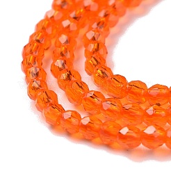Transparent Glass Beads Strands&nbsp;GLAA-H021-04-26