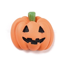 Pumpkin Opaque Resin Cabochons&nbsp;X-RESI-F031-05