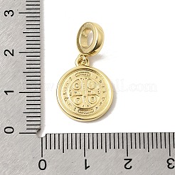 Brass European Dangle Charms&nbsp;KK-A296-35G
