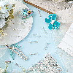 120Pcs Iron Brooch Findings&nbsp;IFIN-SP0001-36