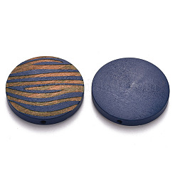 Painted Natural Wood Beads&nbsp;WOOD-N006-06L