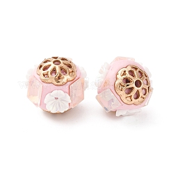 Handmade Resin Indonesia Round Beads&nbsp;IPDL-P005-09KCG-01