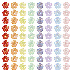 280Pcs 8 Colors Acrylic Bead Caps&nbsp;MACR-TA0001-63