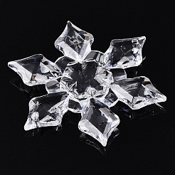 Transparent Acrylic Connector Charms&nbsp;TACR-T028-03A