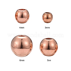 200Pcs 4 Size Brass Spacer Beads&nbsp;KK-LS0001-13RG