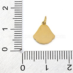 Ion Plating(IP) 304 Stainless Steel Enamel Charms&nbsp;STAS-Z104-07G