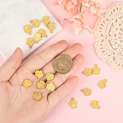 20Pcs Rack Plating Alloy Charms&nbsp;FIND-YW0008-09