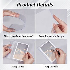 30pcs Plastic Card Protector&nbsp;AJEW-OC0013-32A