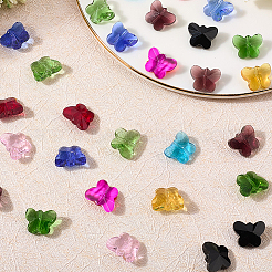 120Pcs 12 Colors Transparent Glass Beads&nbsp;GLAA-LT0001-02