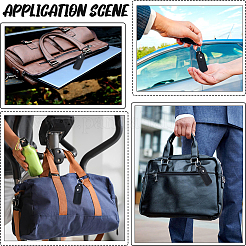8Pcs PU Leather USB Drive Storage Case Keychain&nbsp;AJEW-CY0002-97