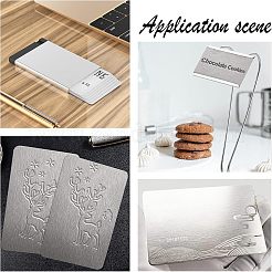 Stainless Steel Card&nbsp;DIY-NB0004-82