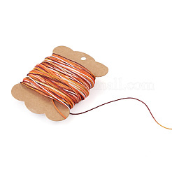 50M Gradient Color Waxed Polyester Cords&nbsp;YC-TADJ0001-04D