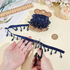 3 Yards Polyester Acrylic Beaded Trim&nbsp;OCOR-OC0001-88A