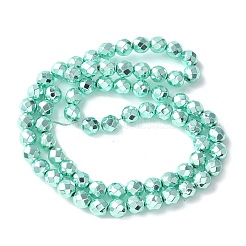 Electroplated Synthetic Non-magnetic Hematite Beads Strands&nbsp;G-B132-B01-01E
