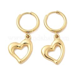 304 Stainless Steel Hoop Earrings&nbsp;EJEW-P329-02B-G