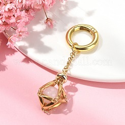 304 Stainless Steel Pouch Keychains&nbsp;HJEW-JM01300-01